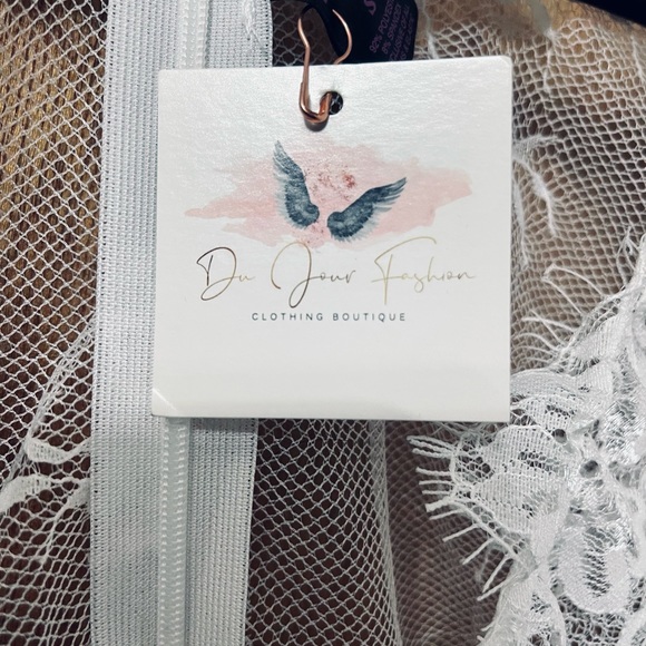 Be Wicked, Long Sleeve Lace Body Suit From Dujor Boutique NWT - Picture 16 of 16